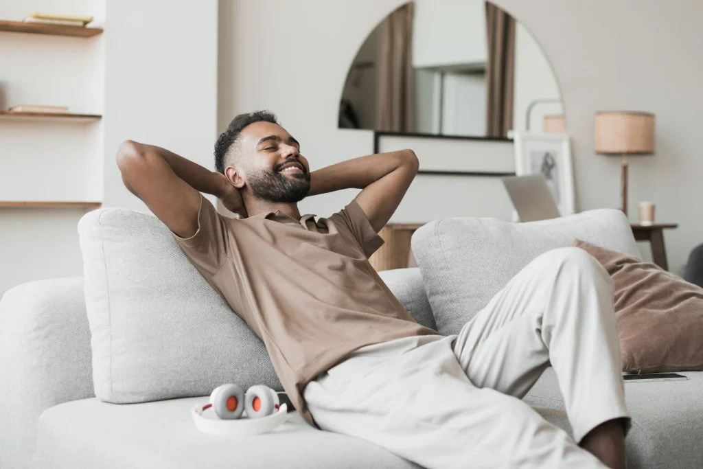 Man trying new activities to improve his quality of life in recovery
