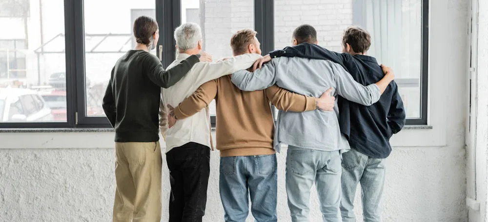 group of people attending a session for addiction and anxiety treatment