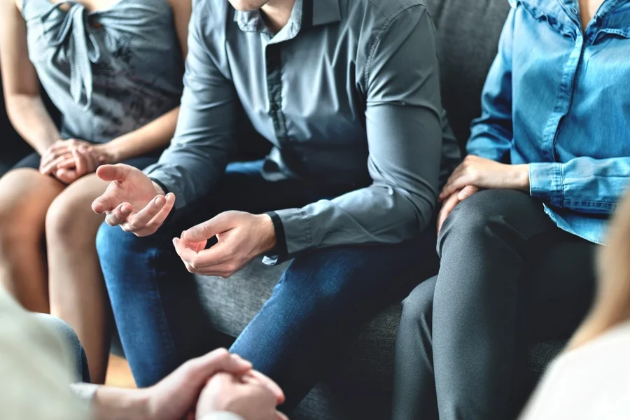 family support meeting for addiction recovery
