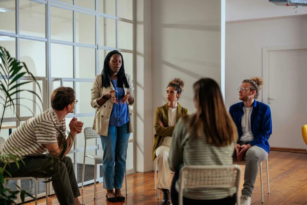 Family therapy program for addiction helping loved ones participate in the recovery process.