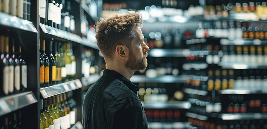 a-man-starting-at-alcohol