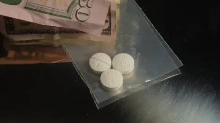 a photo of ketamine on a surface