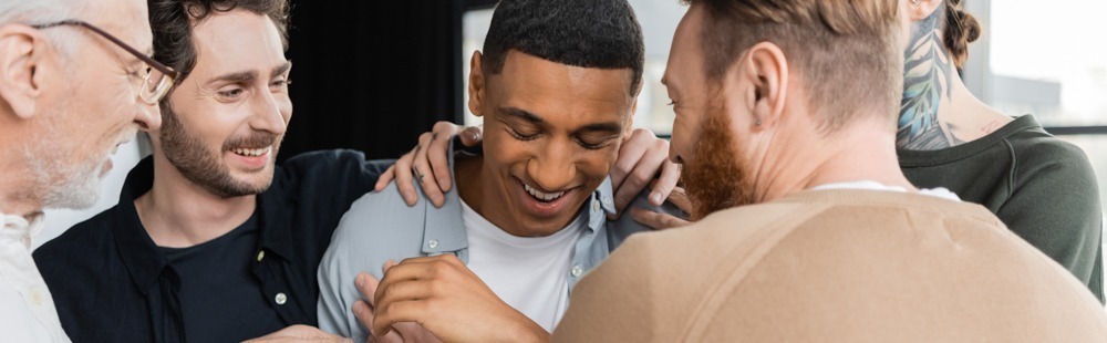 man in recovery
